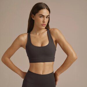 Adanola Cross Back Bra - Coffee Bean NWT